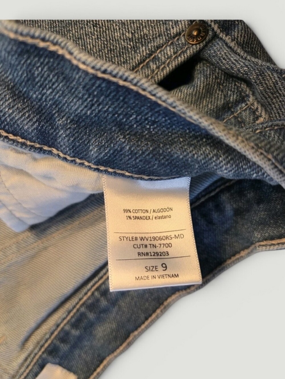Windsor Blue Distressed Flare Jeans - Picture 11 of 11